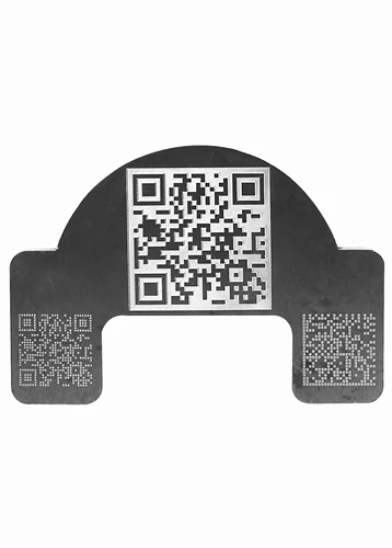 Yuav Ua Li Cas Mus Ib Txhis, Scratch-Resistant QR Codes Ntawm Hlau